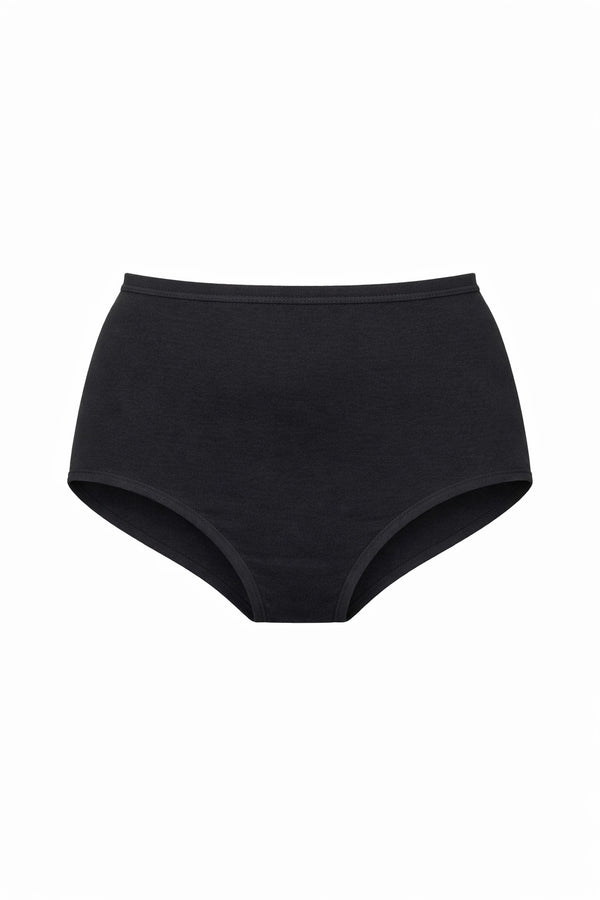 Essential Cotton Midi, Black
