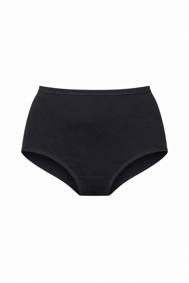 Essential Cotton Midi, Black