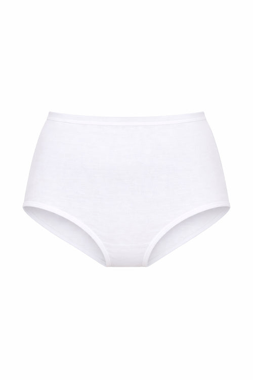 Essential Cotton Midi, White