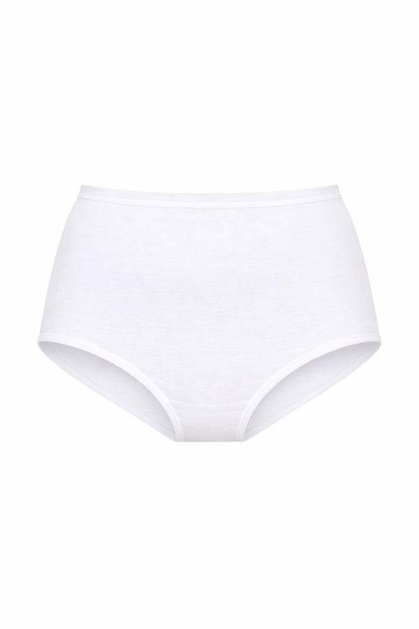 Essential Cotton Midi, White