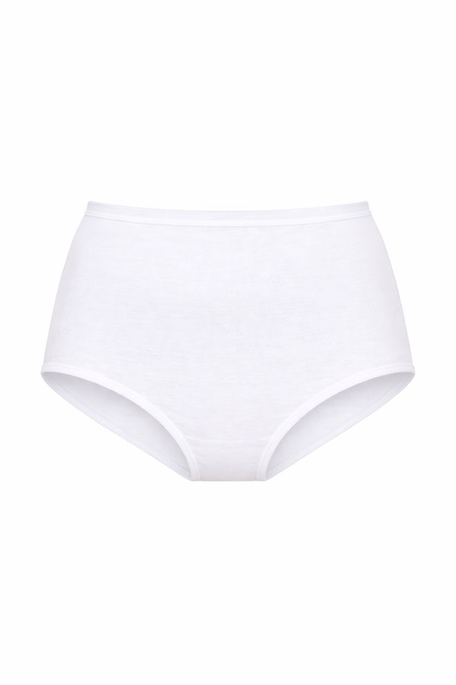 Essential Cotton Midi, White