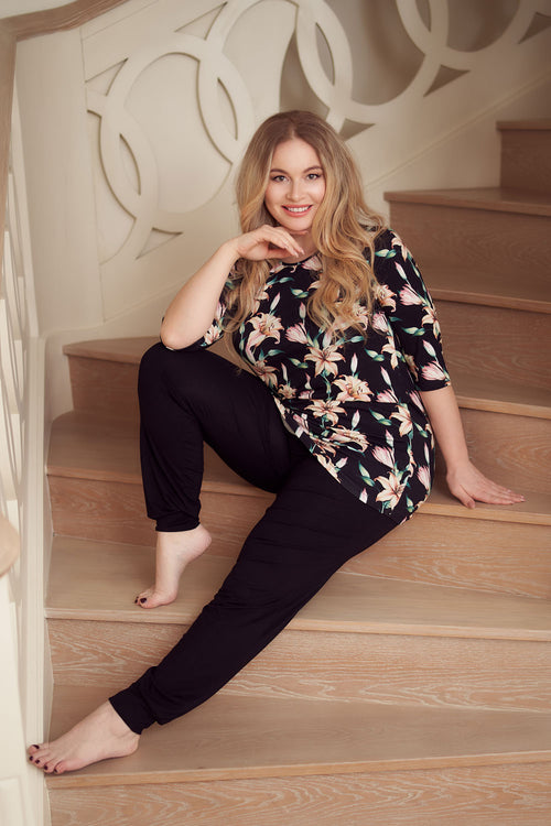 Trousers, Bamboo Black