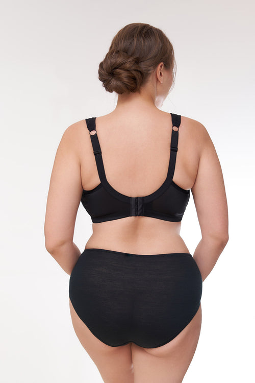 Ellie Wireless Bra, Black