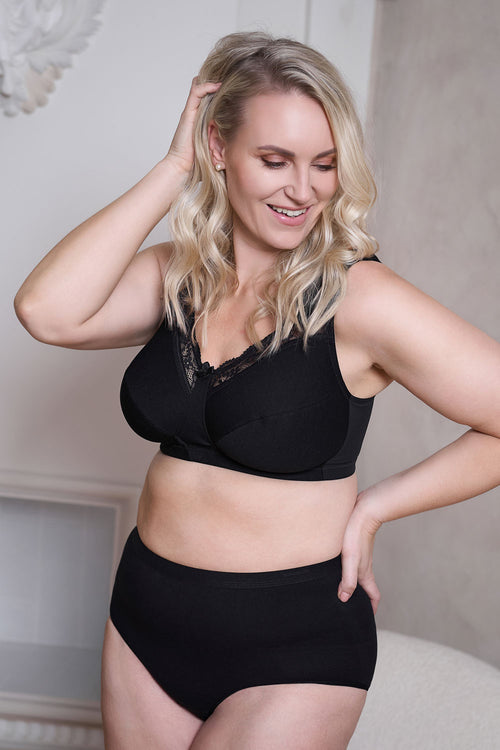 Embrace Wireless Bra, Black