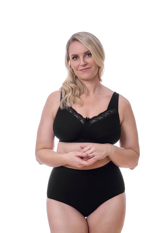 Embrace Wireless Bra, Black