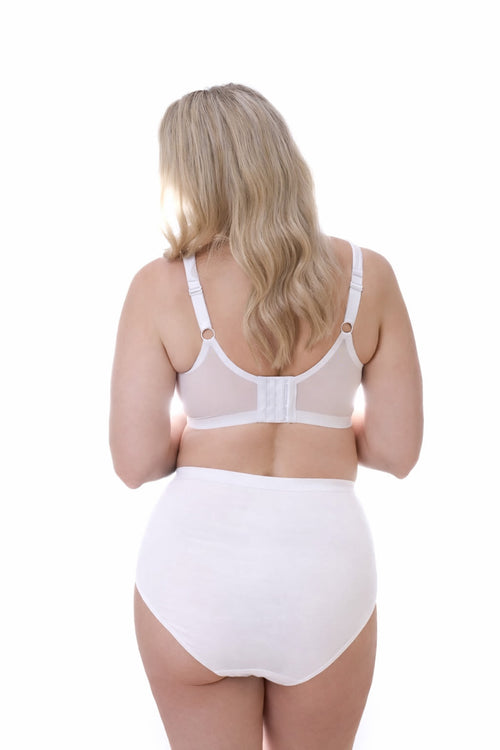 Embrace Wireless Bra, White