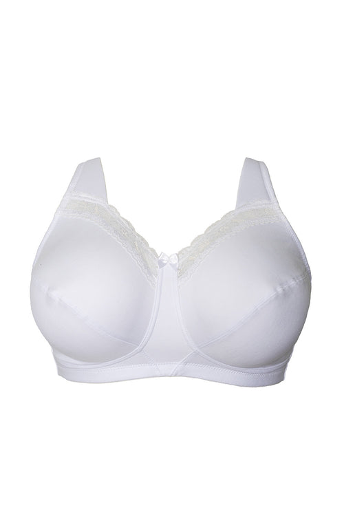 Embrace Wireless Bra, White