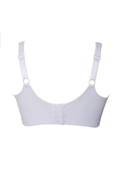 Embrace Wireless Bra, White