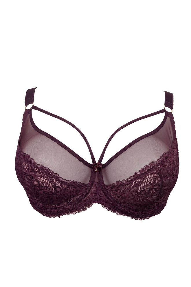 Lush Bra, Burgundy