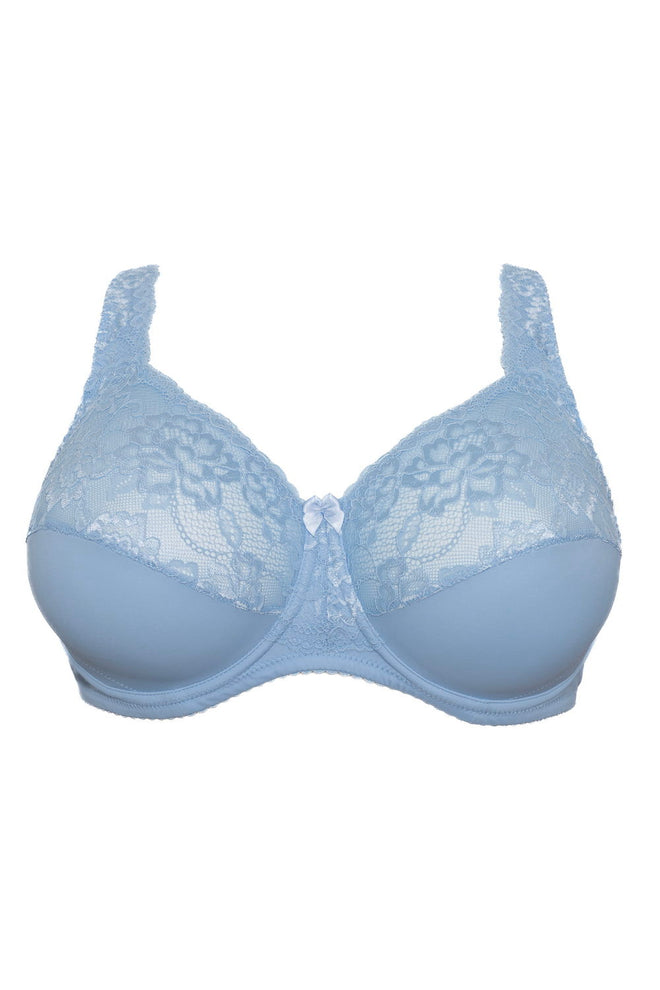 Beate Plain Bra, Crystal Blue