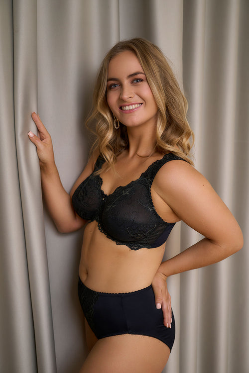 Beate Luxury Bra, Moss Green