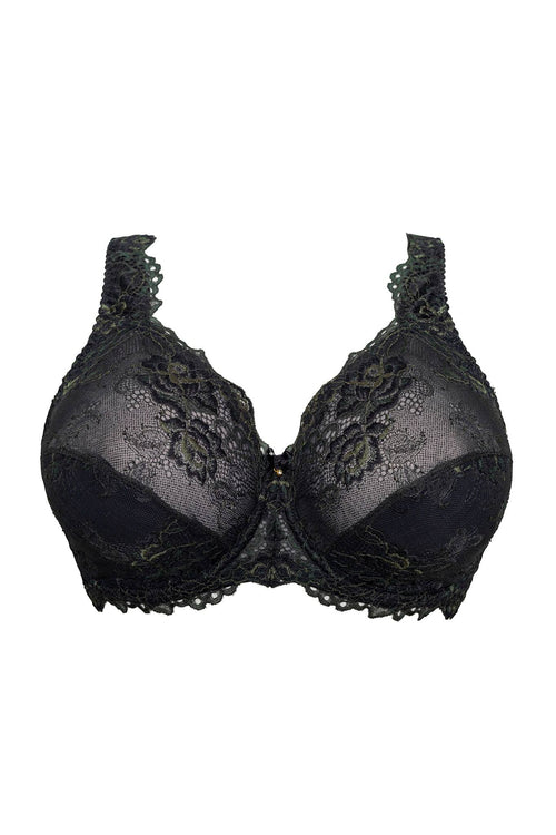 Beate Luxury Bra, Moss Green
