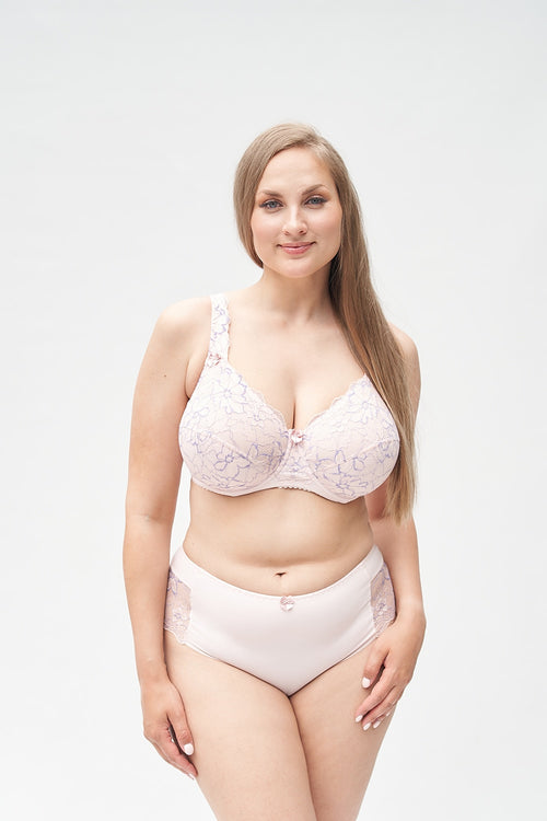 Beate Full Lace Bra, Petal Pink