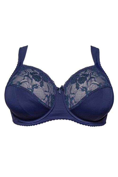 Sofia Support Bra, Dark Blue