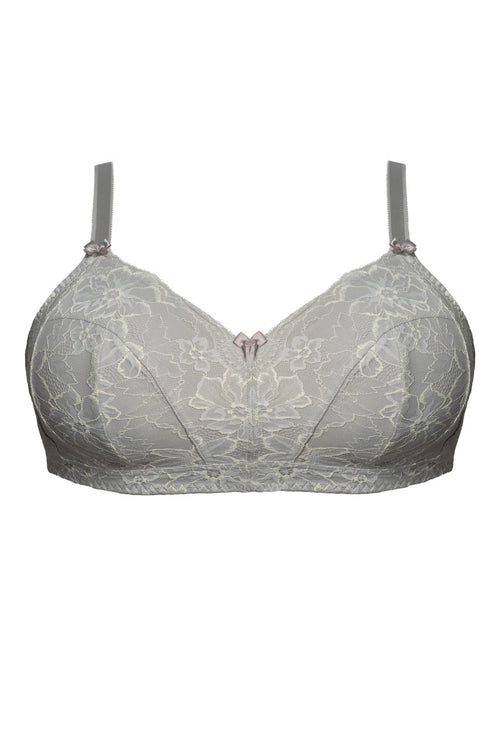 Grace Wireless Bra, Silvery