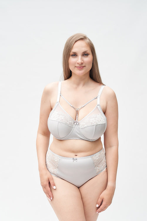 Grace Full Cup Bra, Silvery