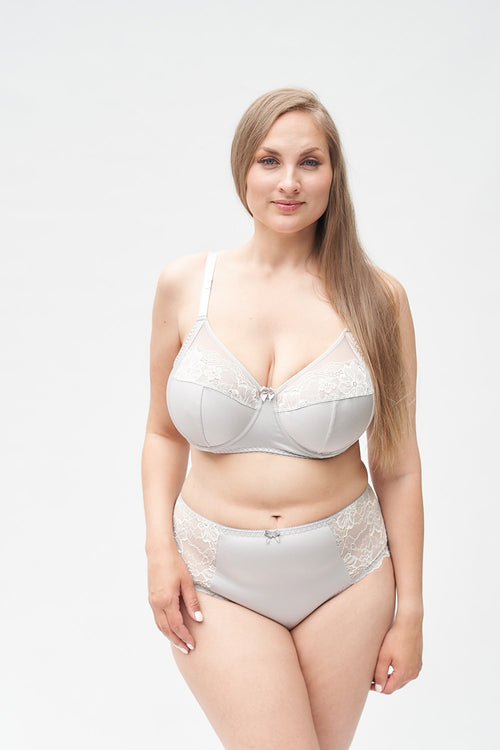 Grace Full Cup Bra, Silvery